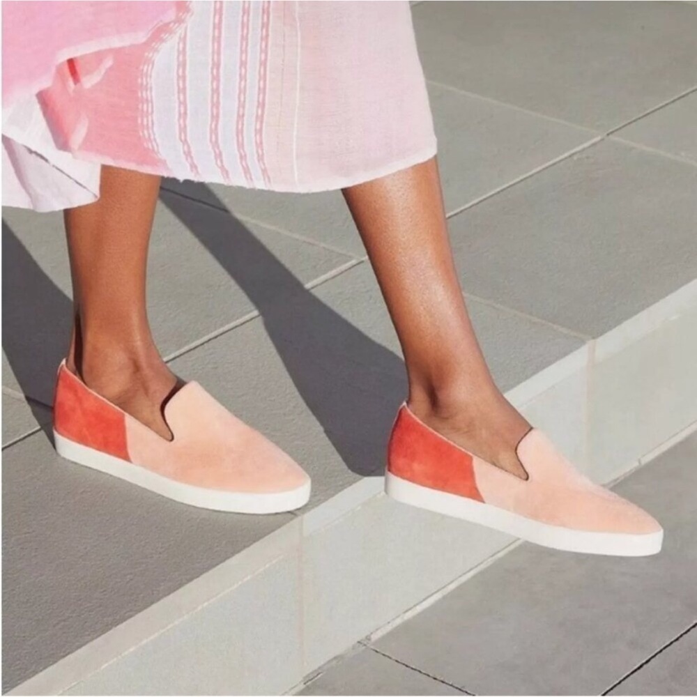 Birdies Swift Slip On in “Sunrise Suede” 2 Tone Sneakers Women’s Size 10 - Picture 2 of 12